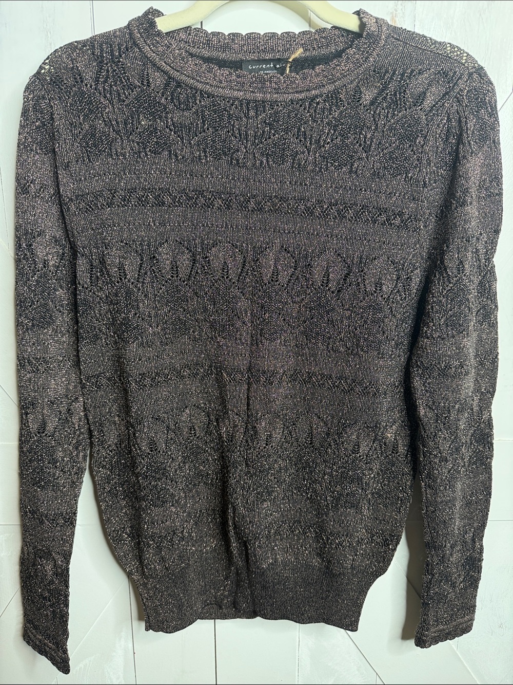 Bronze Lurex Lightweight Sweater Women's